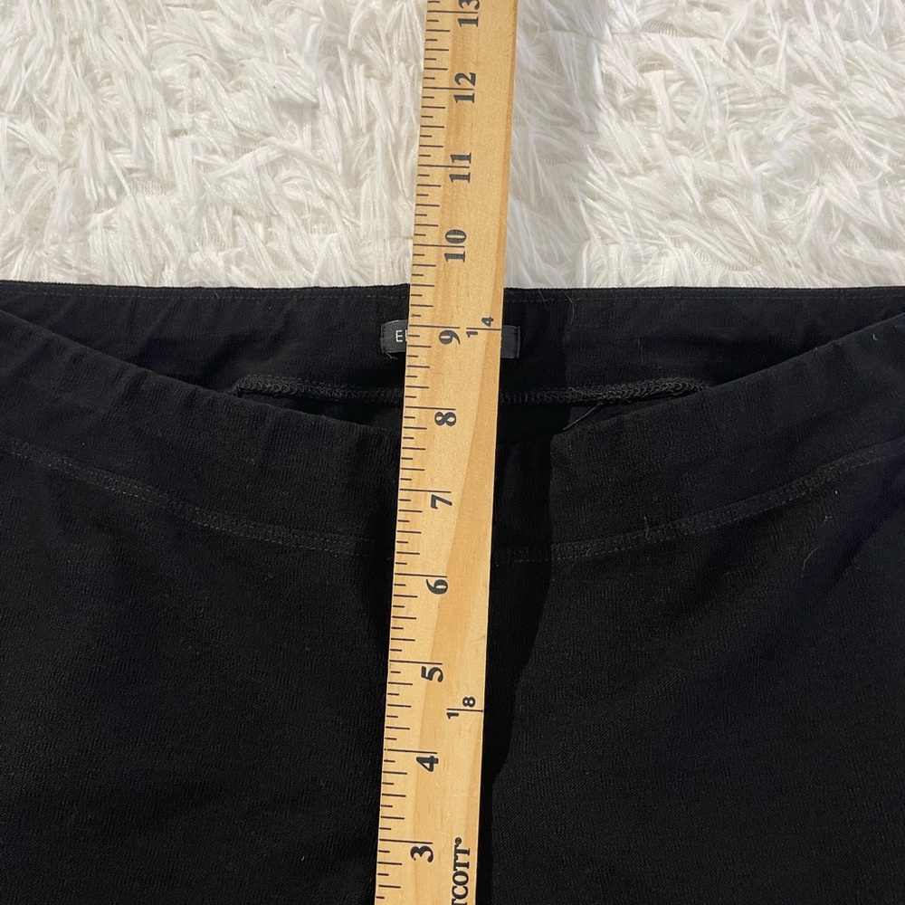 Eileen Fisher Womens Pull On Pants Size Small Petite Black Stretch Casual - Picture 5 of 8